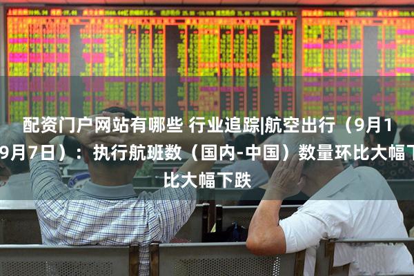 配资门户网站有哪些 行业追踪|航空出行（9月1日-9月7日）：执行航班数（国内-中国）数量环比大幅下跌